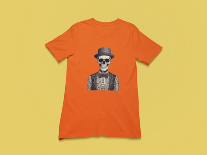 Hipster Halloween Skeleton T-Shirts and Hoodies