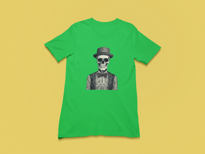 Hipster Halloween Skeleton T-Shirts and Hoodies