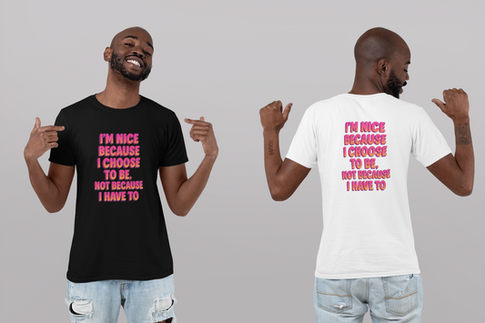 Im Nice - Inspirational Tees and Hoodies - Choose Front or Back!