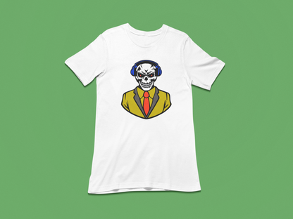 Animated DJ Skull Tees and Hoodies