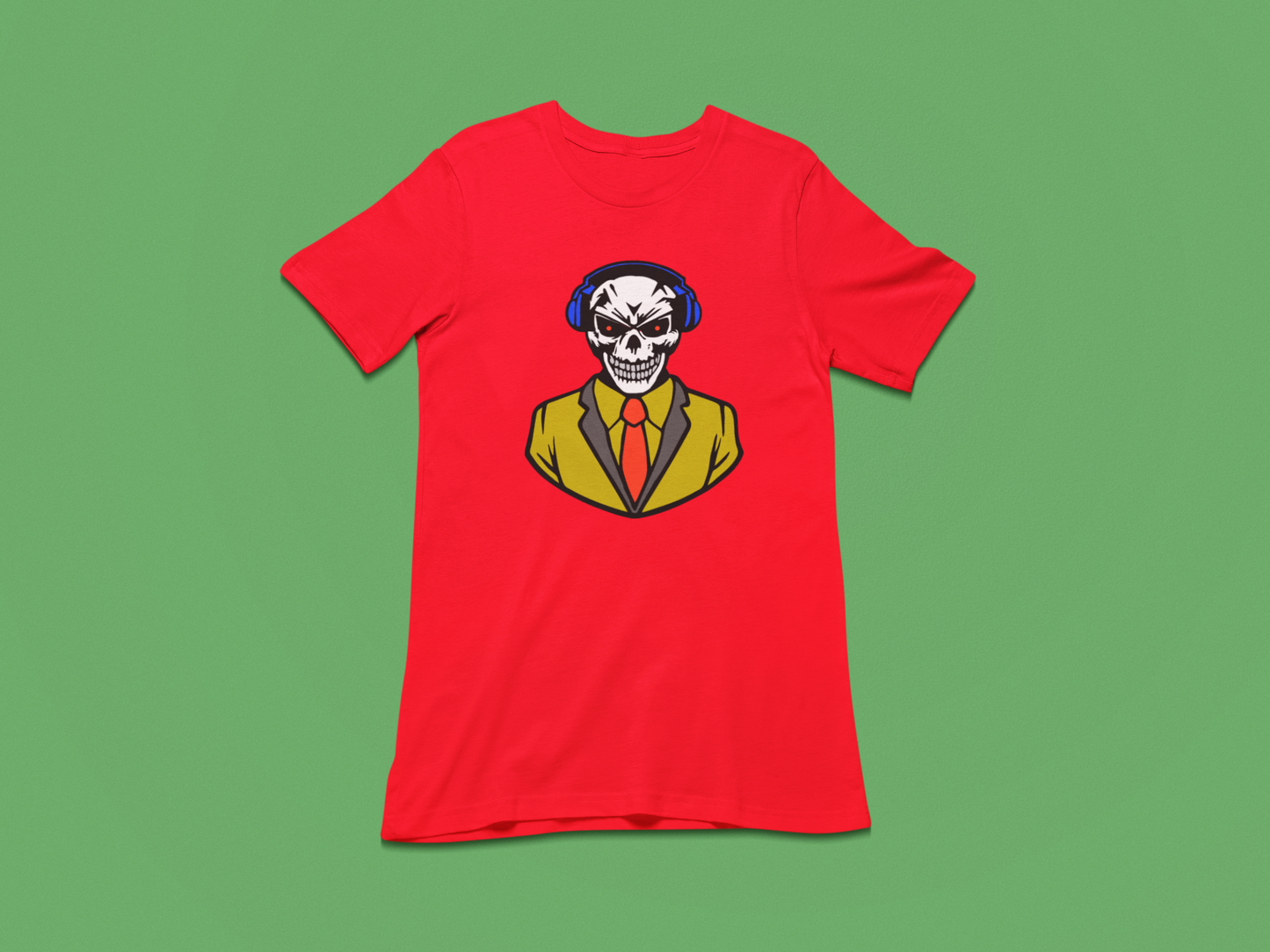 Animated DJ Skull Tees and Hoodies