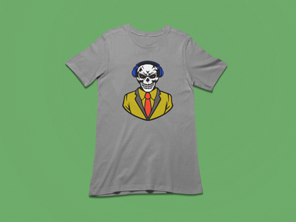 Animated DJ Skull Tees and Hoodies