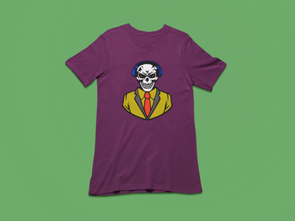 Animated DJ Skull Tees and Hoodies