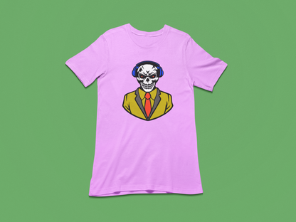 Animated DJ Skull Tees and Hoodies