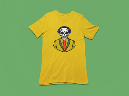 Animated DJ Skull Tees and Hoodies