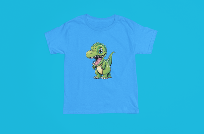 Cute Green Dinosaur For Youth and Adults - Tshirts - Hoodies