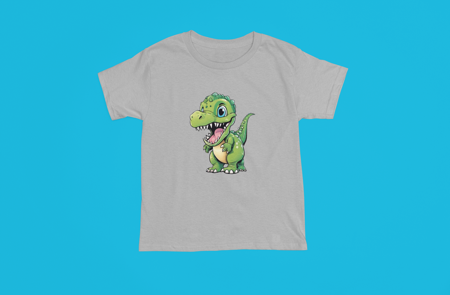 Cute Green Dinosaur For Youth and Adults - Tshirts - Hoodies