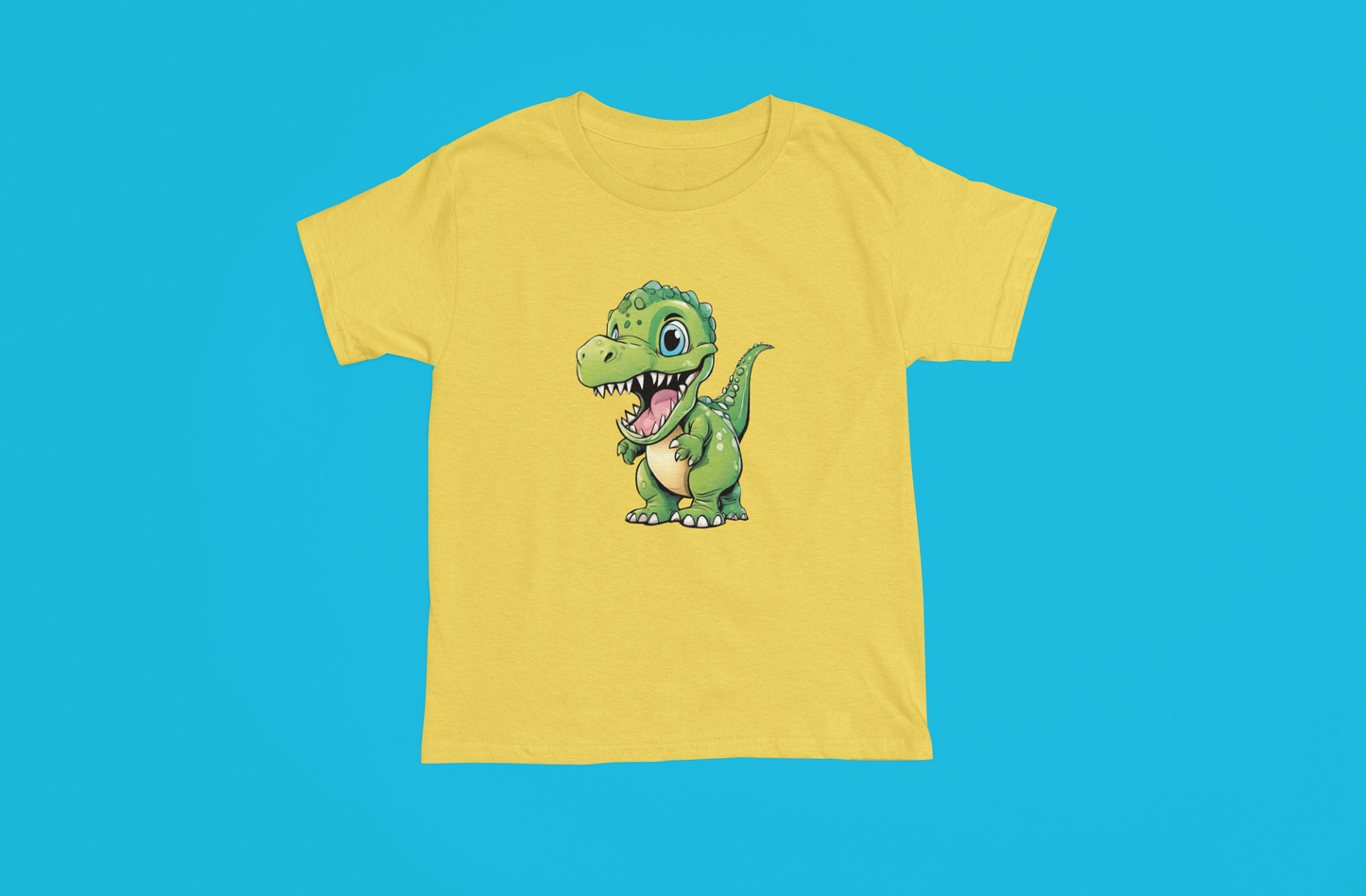 Cute Green Dinosaur For Youth and Adults - Tshirts - Hoodies