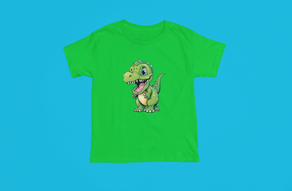 Cute Green Dinosaur For Youth and Adults - Tshirts - Hoodies