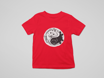 Yin Yang Dog Style Tees and Hoodies