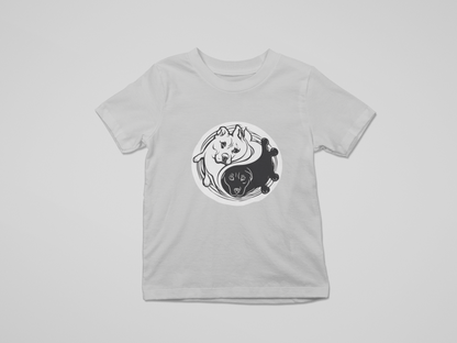 Yin Yang Dog Style Tees and Hoodies