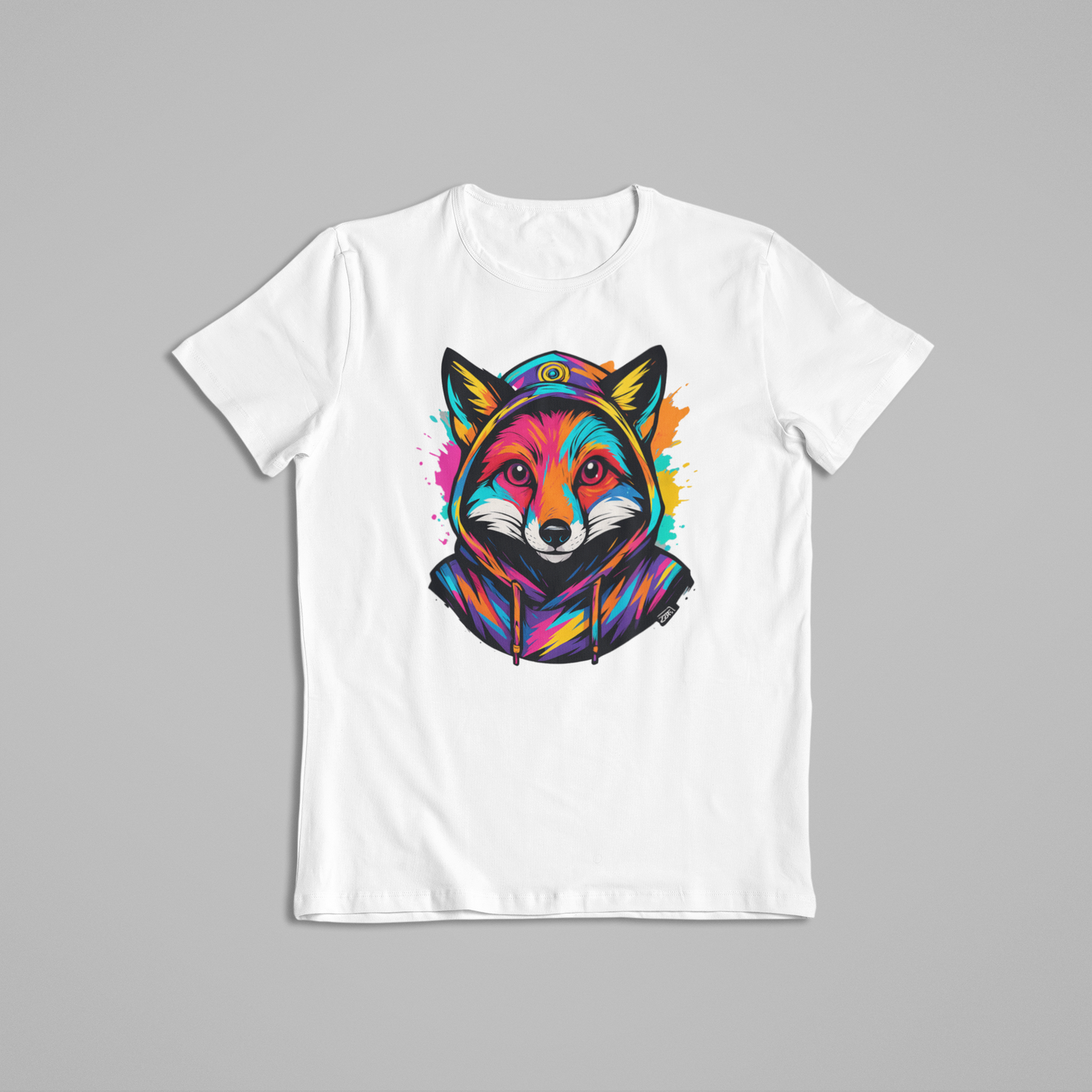 Colorful Fox T-Shirt & Hoodie – Vibrant Animal Streetwear Hoodie Design - Unique Designs - Youth - Teen - Adult