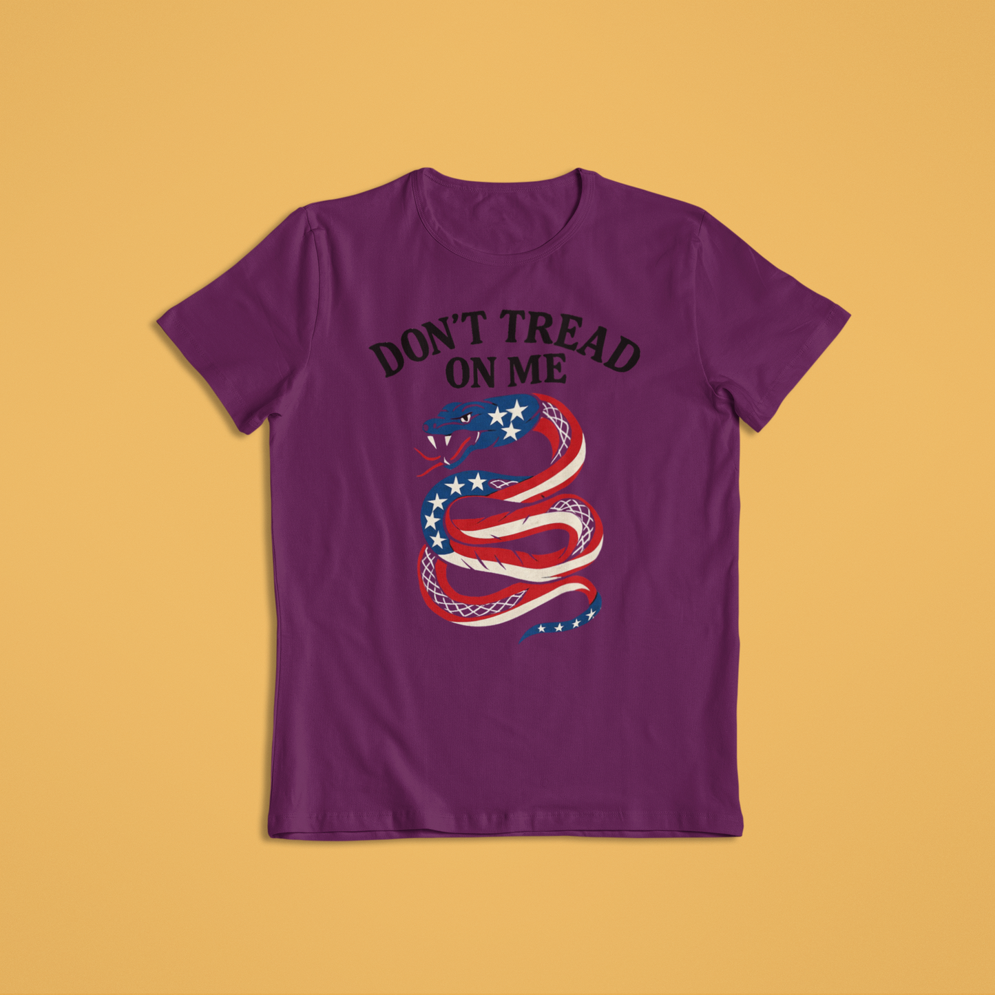 Don’t Tread On Me Shirt, American Flag Snake Hoodie, Patriotic Freedom T-Shirt, USA Heritage Apparel