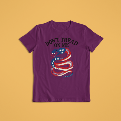 Don’t Tread On Me Shirt, American Flag Snake Hoodie, Patriotic Freedom T-Shirt, USA Heritage Apparel