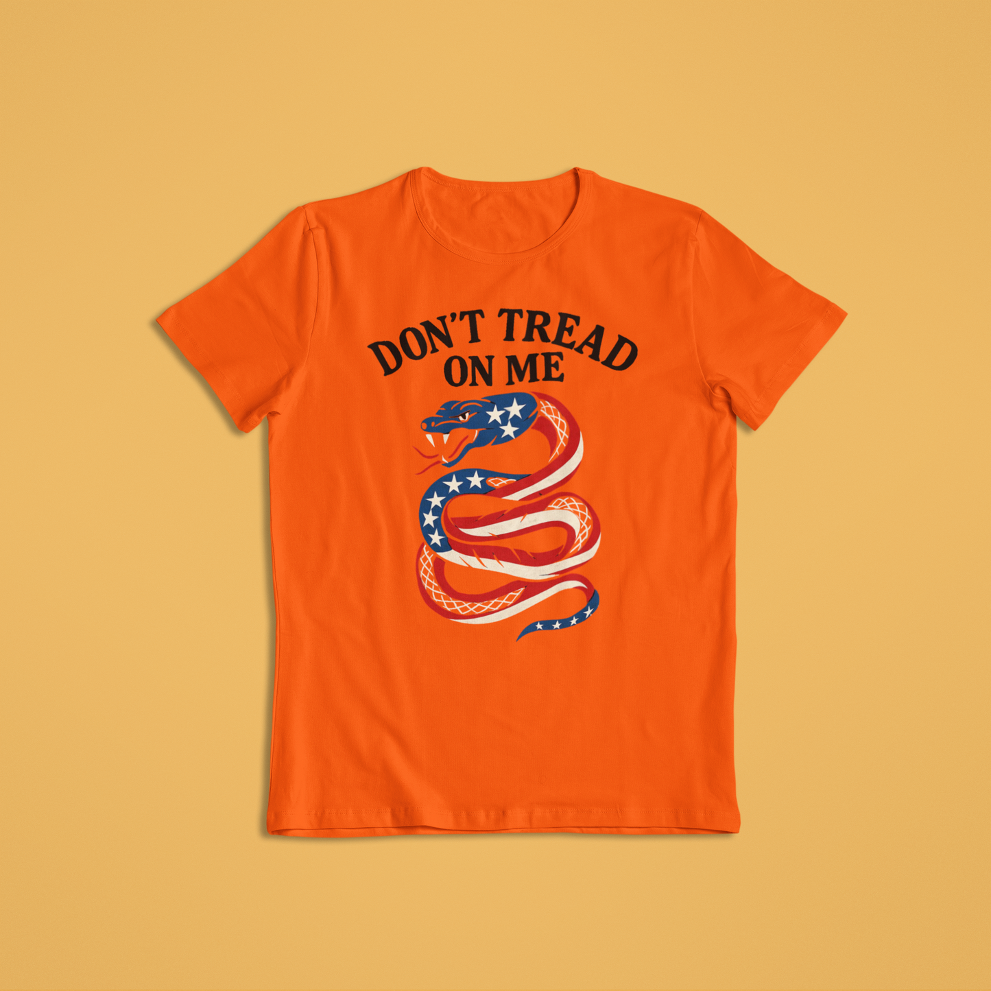 Don’t Tread On Me Shirt, American Flag Snake Hoodie, Patriotic Freedom T-Shirt, USA Heritage Apparel