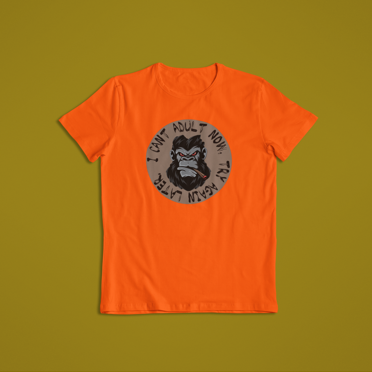 Cant Adult Funny Gorilla Tees and Hoodies