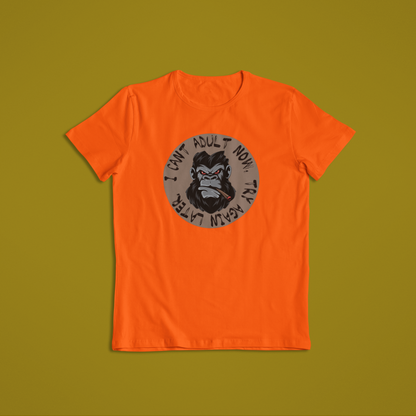 Cant Adult Funny Gorilla Tees and Hoodies