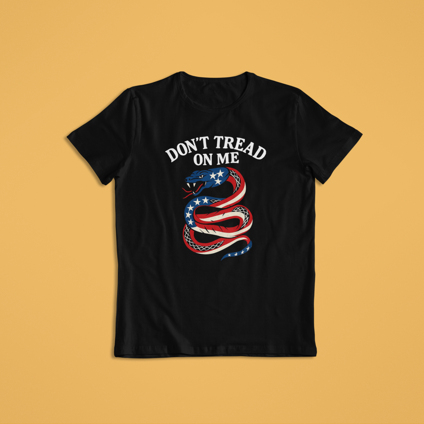 Don’t Tread On Me Shirt, American Flag Snake Hoodie, Patriotic Freedom T-Shirt, USA Heritage Apparel