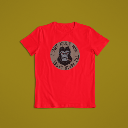 Cant Adult Funny Gorilla Tees and Hoodies