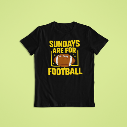 Sundays Are for Football Shirt & Hoodie | Game Day Apparel | Funny Football Fan Gift | Tailgate Shirt for Men & Women
