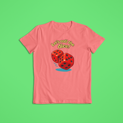 Let’s Roll the Dice Shirt, Lucky Dice T-Shirt & Hoodie, Casino Party Tee, Vegas Night Outfit, Gambling Lovers Gift, Funny Dice Roll Game Shirt