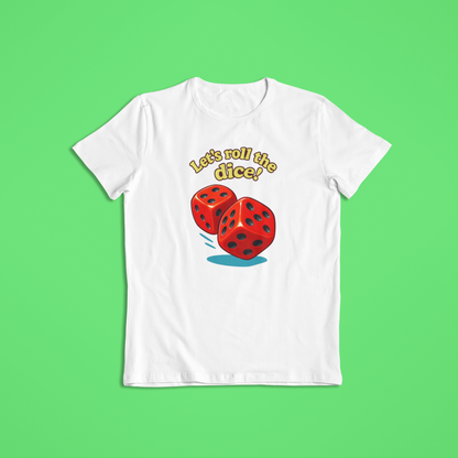 Let’s Roll the Dice Shirt, Lucky Dice T-Shirt & Hoodie, Casino Party Tee, Vegas Night Outfit, Gambling Lovers Gift, Funny Dice Roll Game Shirt