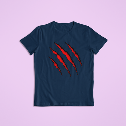 Red Claw Slash T-Shirt & Hoodie | Fierce Scratch Mark Graphic Tee | Monster Claw Apparel
