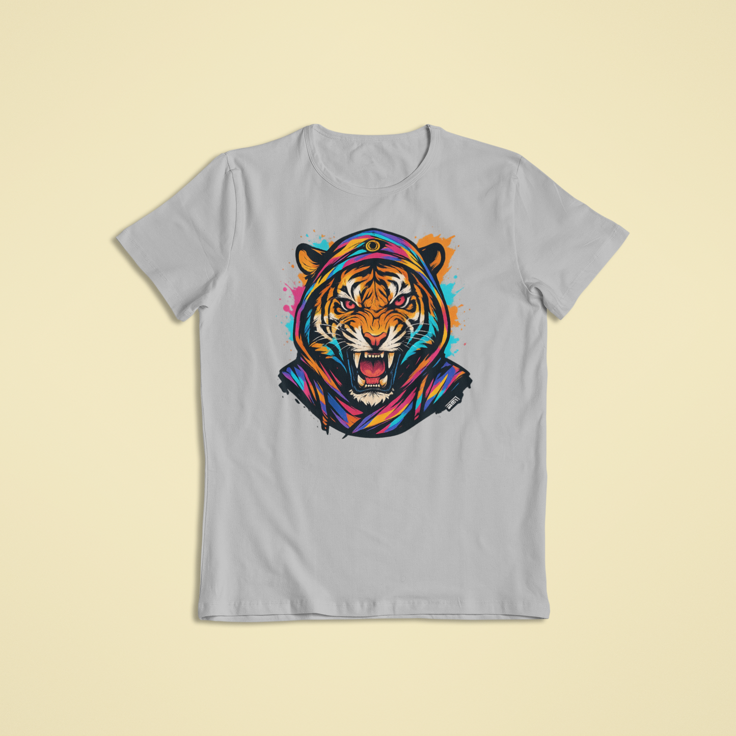 Colorful Tiger T-Shirt & Hoodie – Fierce Vibrant Animal Streetwear Design - Youth - Teen - Adult - Bold Styles - Unique Apparel