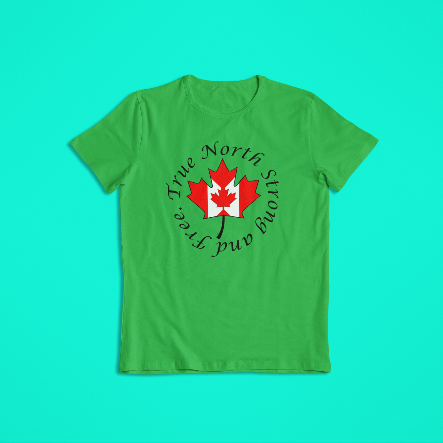 Canada Maple Leaf T-Shirt & Hoodie – True North Strong and Free Canadian Flag Shirt