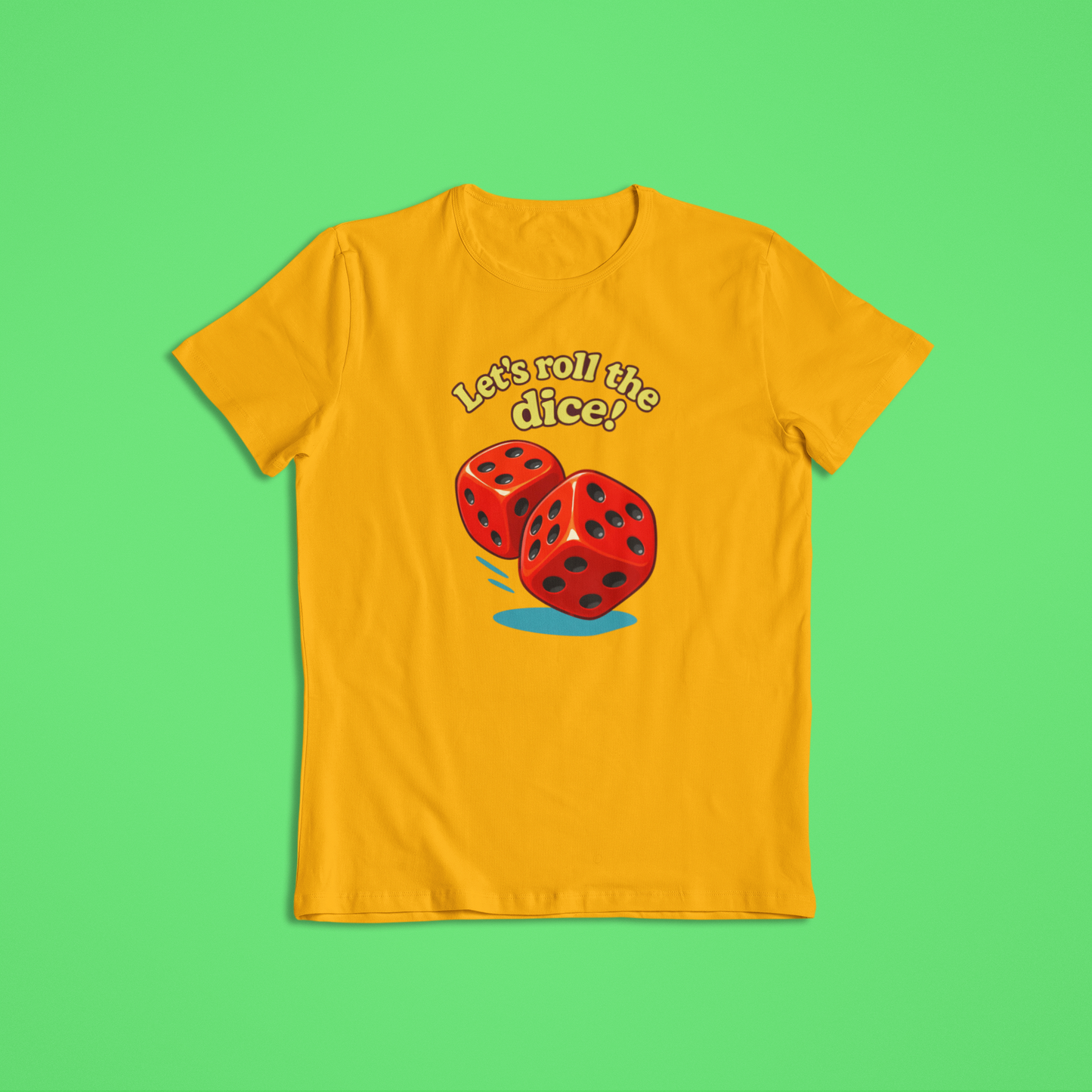 Let’s Roll the Dice Shirt, Lucky Dice T-Shirt & Hoodie, Casino Party Tee, Vegas Night Outfit, Gambling Lovers Gift, Funny Dice Roll Game Shirt