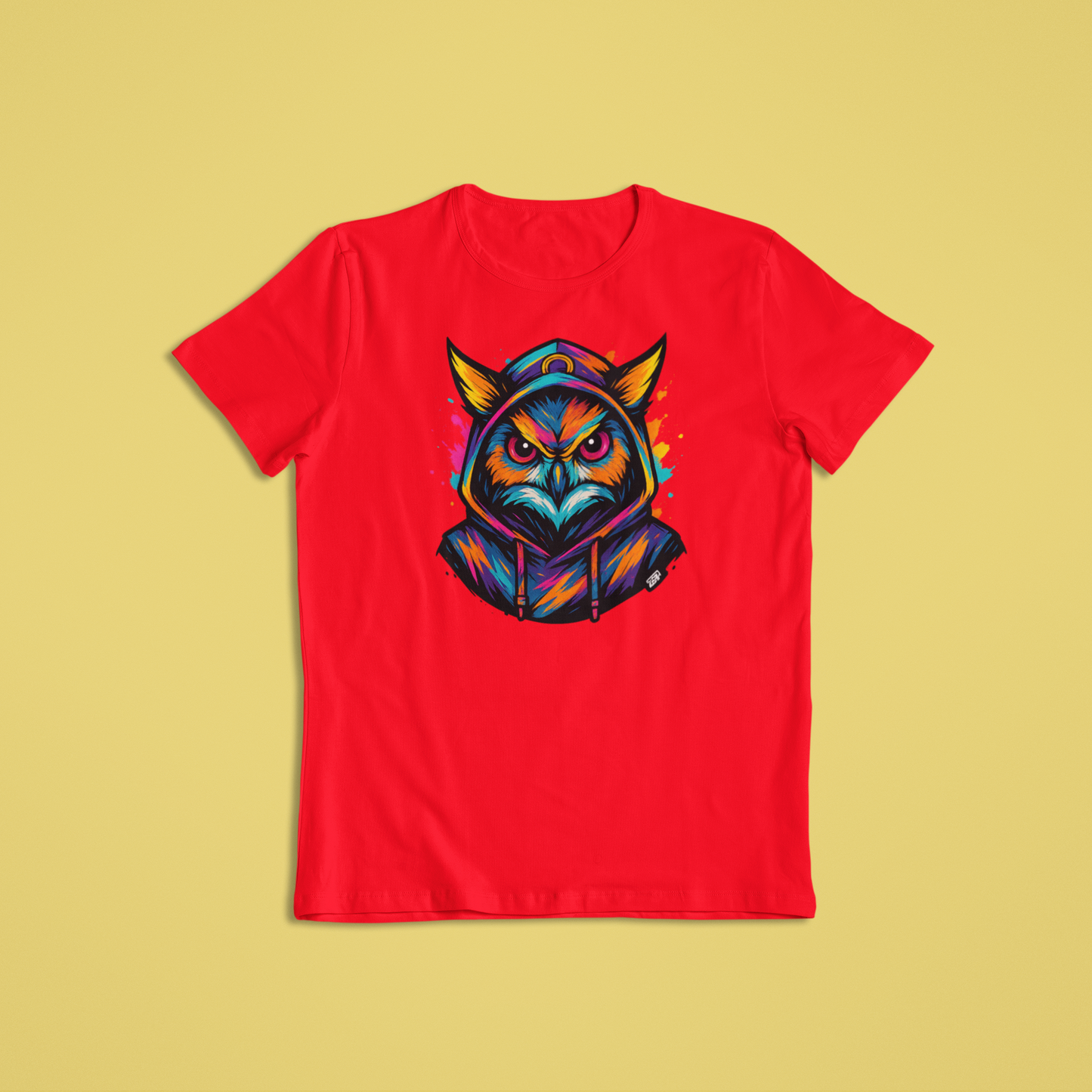Colorful Owl T-Shirt & Hoodie – Fierce Vibrant Animal Streetwear Design - Youth - Teen - Adult - Fierce Styles - Bold Apparel
