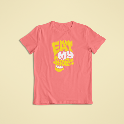 Eat My Shorts T-Shirt Funny Retro Cartoon Inspired Graphic Tee & Hoodies for Men and Women Casual Streetwear Gift