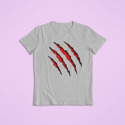 Red Claw Slash T-Shirt & Hoodie | Fierce Scratch Mark Graphic Tee | Monster Claw Apparel