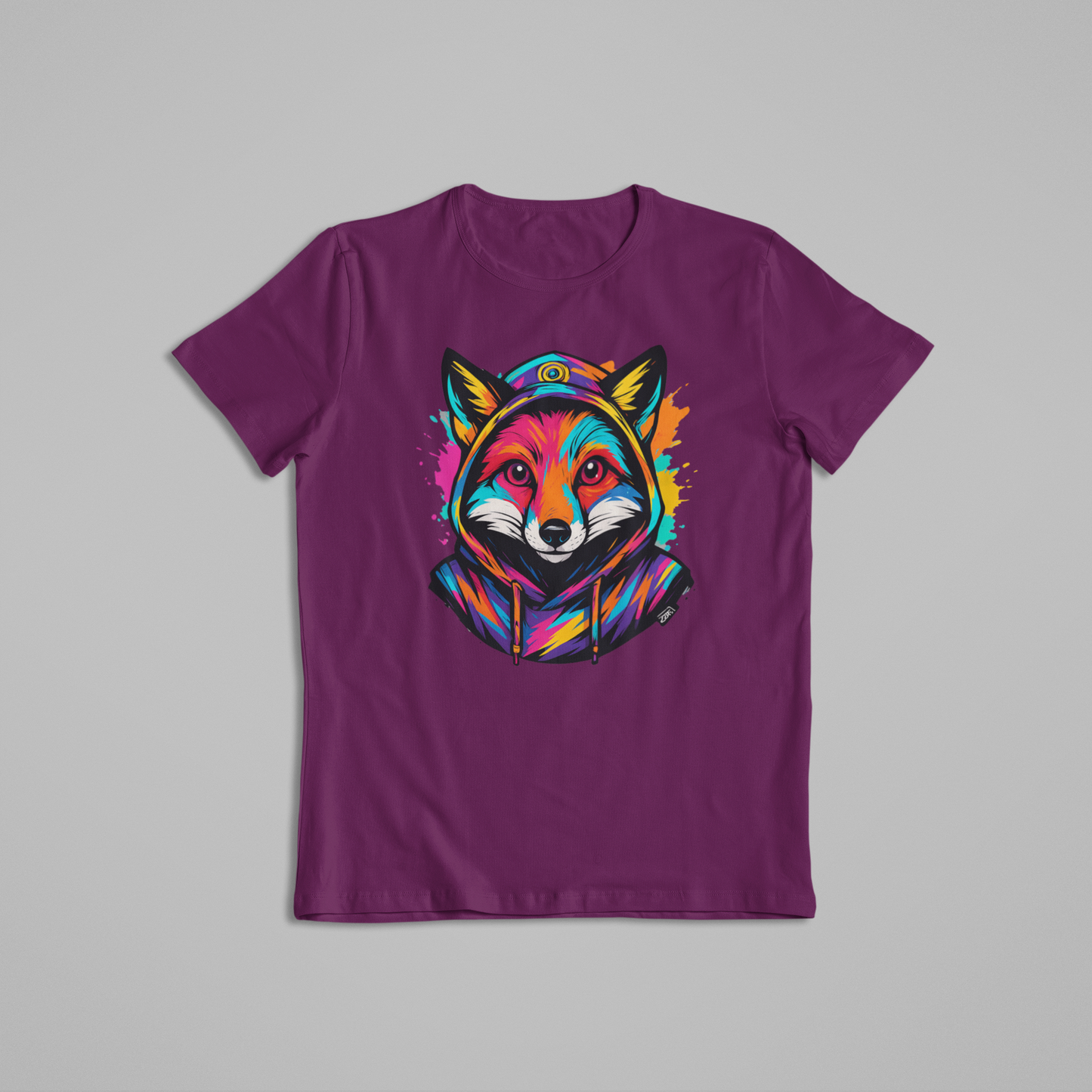 Colorful Fox T-Shirt & Hoodie – Vibrant Animal Streetwear Hoodie Design - Unique Designs - Youth - Teen - Adult
