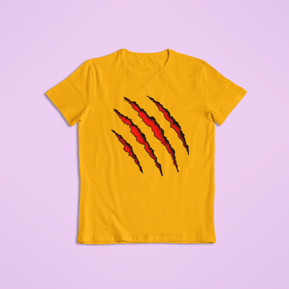 Red Claw Slash T-Shirt & Hoodie | Fierce Scratch Mark Graphic Tee | Monster Claw Apparel