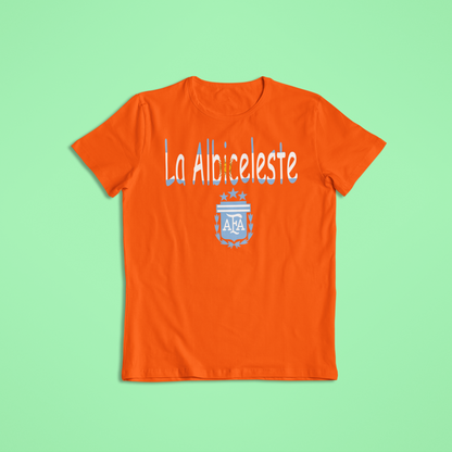 La Albiceleste Argentina Soccer Shirt & Hoodie | AFA Emblem Design | Argentina Football | World Cup