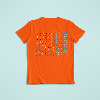 All World Flags T-shirt and Hoodies