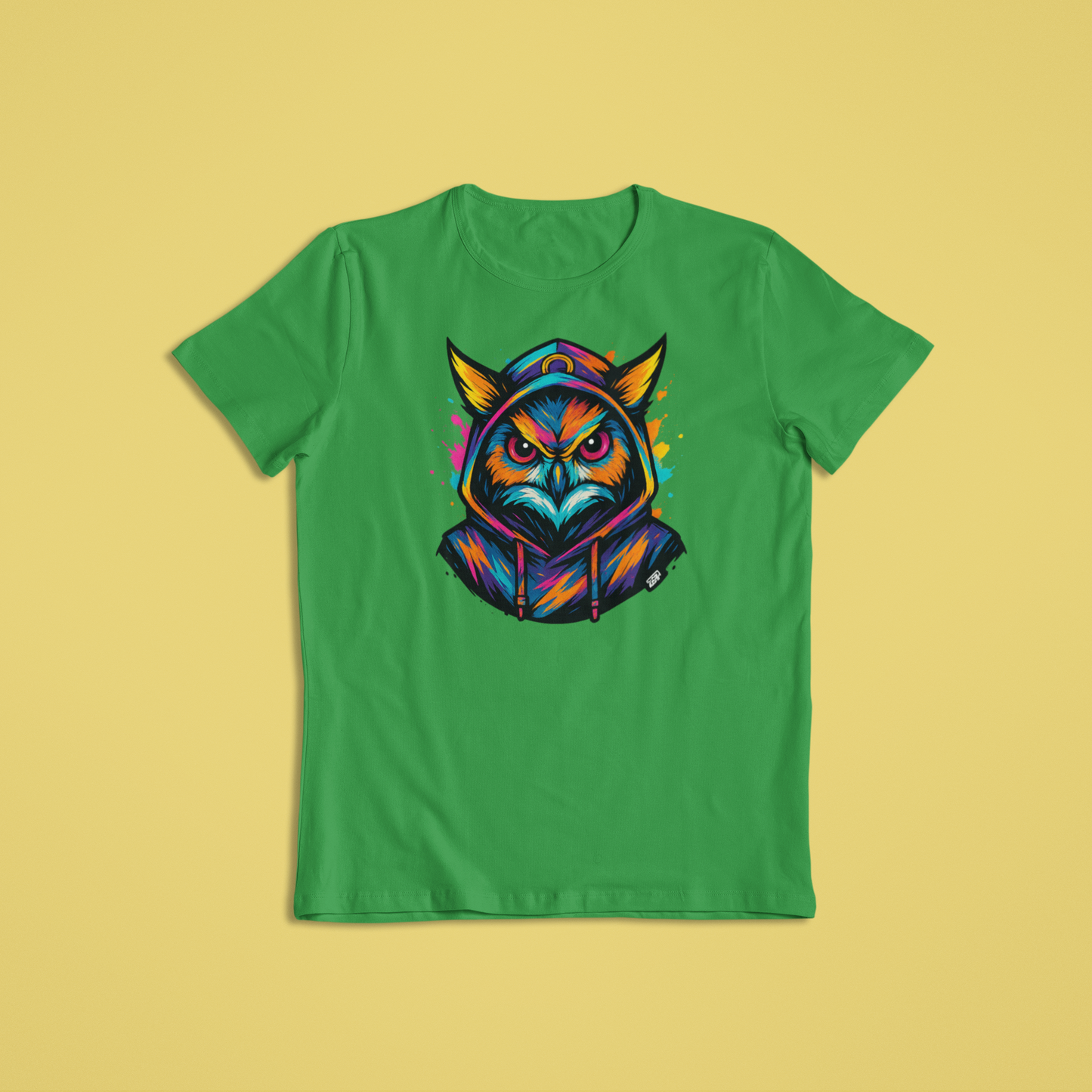 Colorful Owl T-Shirt & Hoodie – Fierce Vibrant Animal Streetwear Design - Youth - Teen - Adult - Fierce Styles - Bold Apparel