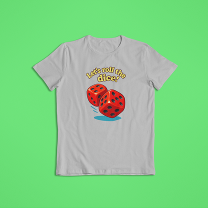 Let’s Roll the Dice Shirt, Lucky Dice T-Shirt & Hoodie, Casino Party Tee, Vegas Night Outfit, Gambling Lovers Gift, Funny Dice Roll Game Shirt