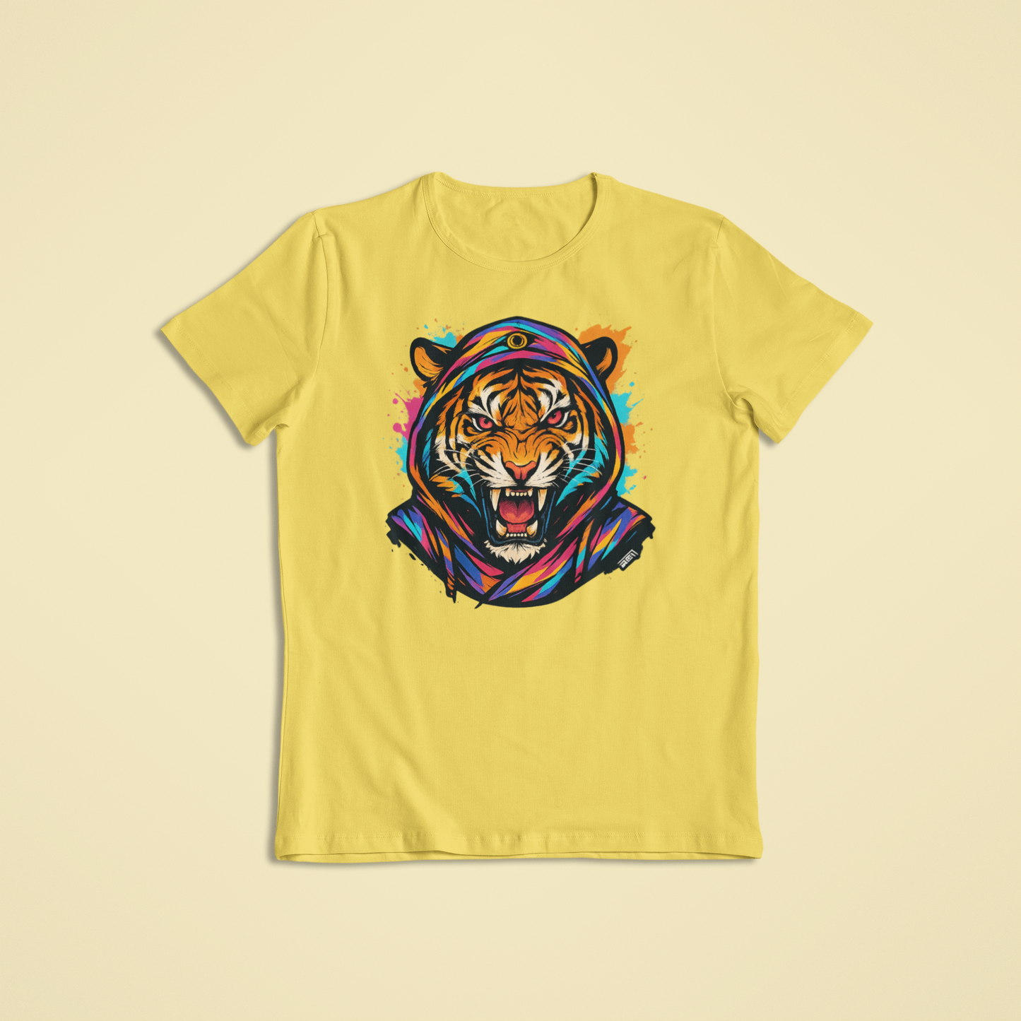 Colorful Tiger T-Shirt & Hoodie – Fierce Vibrant Animal Streetwear Design - Youth - Teen - Adult - Bold Styles - Unique Apparel