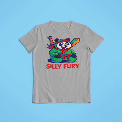 Silly Fury Panda Shirt, Cute Ninja Panda T-Shirt and Hoodies, Funny Martial Arts Tee, Cartoon Panda Graphic, Kids & Adults Gift