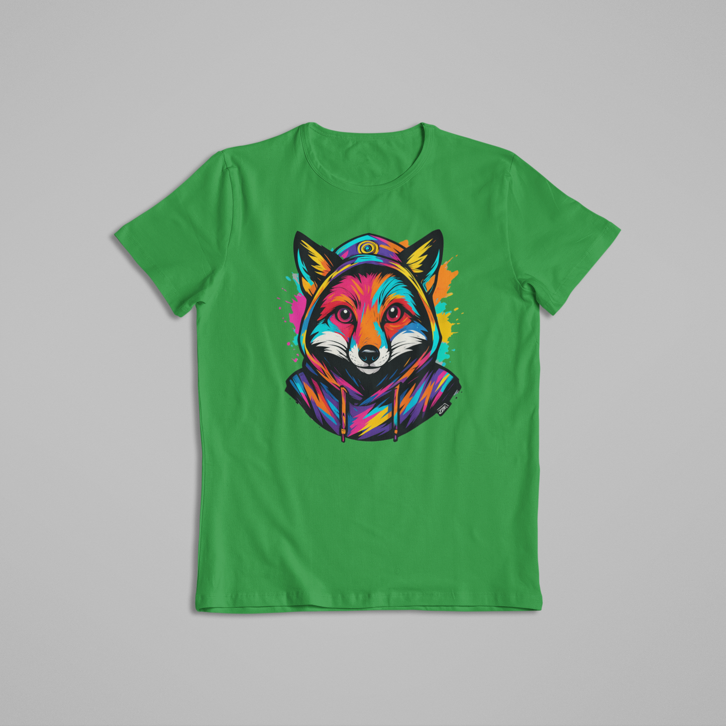 Colorful Fox T-Shirt & Hoodie – Vibrant Animal Streetwear Hoodie Design - Unique Designs - Youth - Teen - Adult