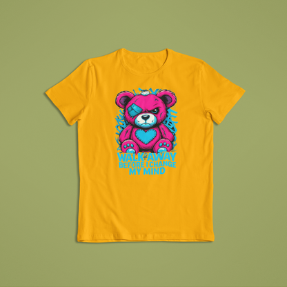 Walk Away Before I Change My Mind Shirt, Punk Teddy Bear T-Shirt, Attitude Graphic Tee, Edgy Cute Hoodie, Sassy Streetwear