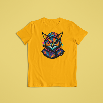 Colorful Owl T-Shirt & Hoodie – Fierce Vibrant Animal Streetwear Design - Youth - Teen - Adult - Fierce Styles - Bold Apparel