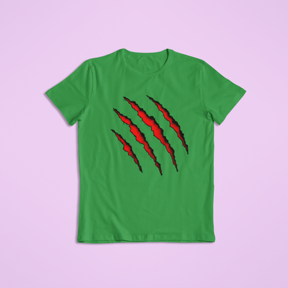 Red Claw Slash T-Shirt & Hoodie | Fierce Scratch Mark Graphic Tee | Monster Claw Apparel