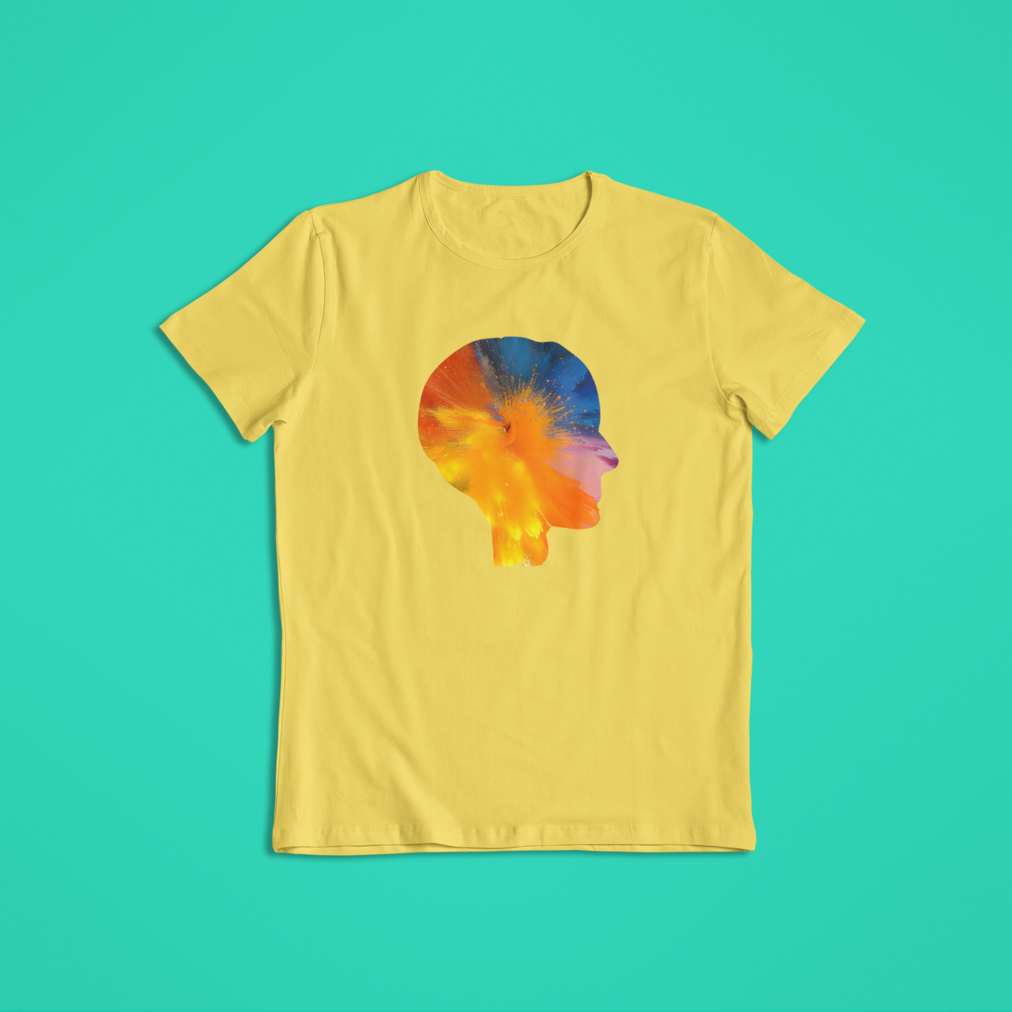 Vibrant and Colorful Face Tee and Hoodie