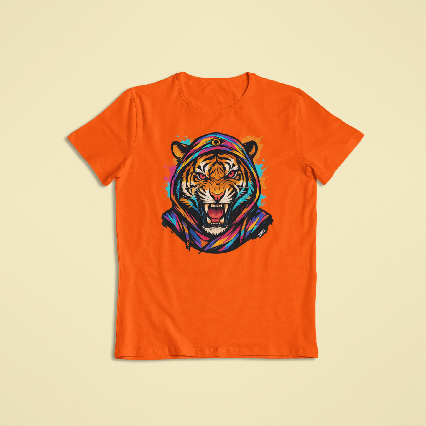 Colorful Tiger T-Shirt & Hoodie – Fierce Vibrant Animal Streetwear Design - Youth - Teen - Adult - Bold Styles - Unique Apparel