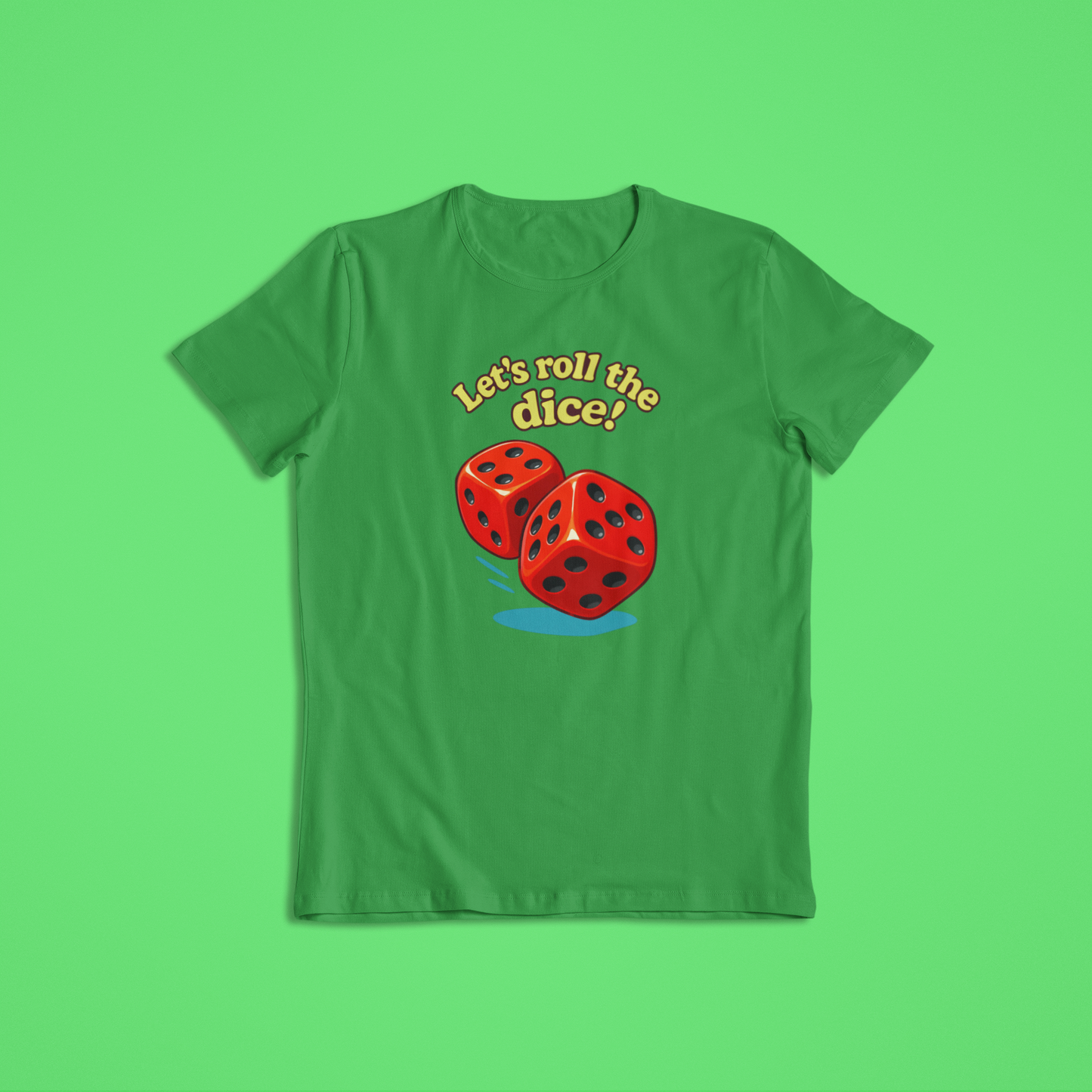 Let’s Roll the Dice Shirt, Lucky Dice T-Shirt & Hoodie, Casino Party Tee, Vegas Night Outfit, Gambling Lovers Gift, Funny Dice Roll Game Shirt