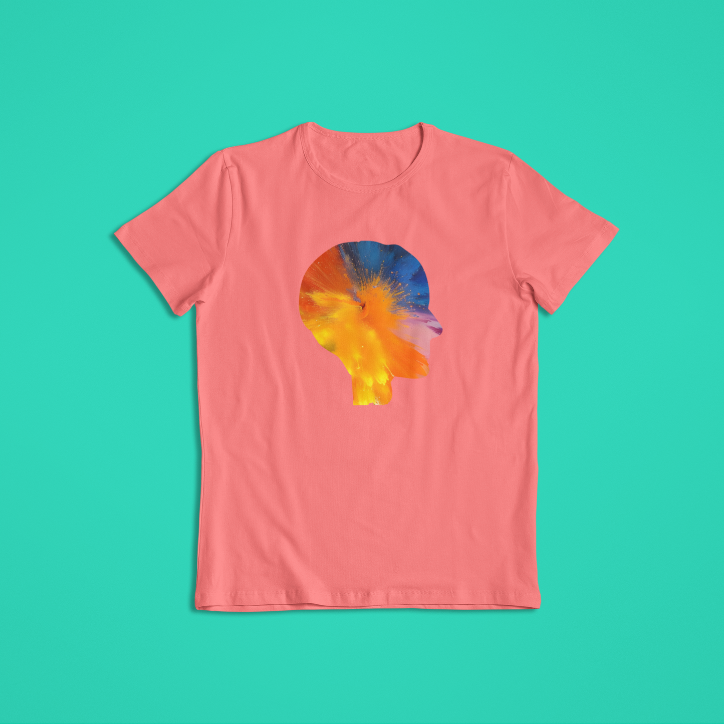 Vibrant and Colorful Face Tee and Hoodie