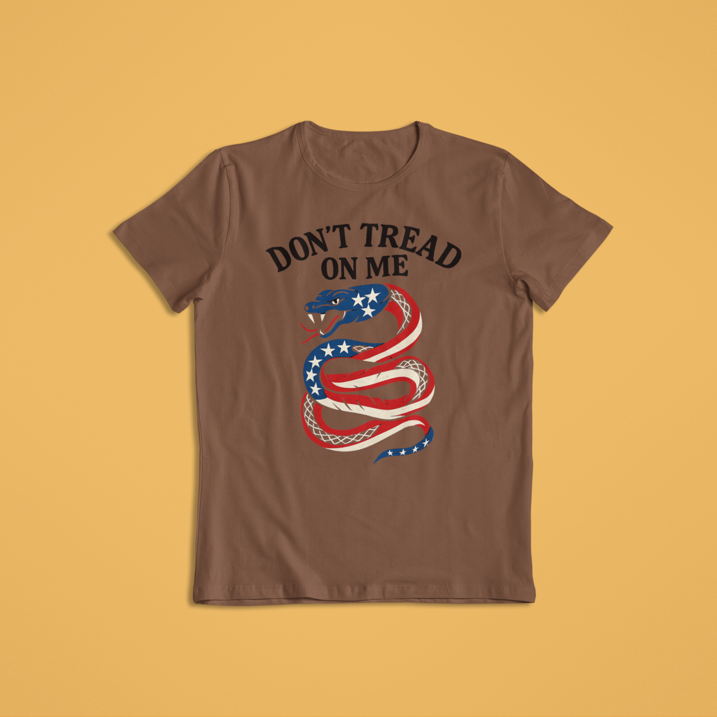 Don’t Tread On Me Shirt, American Flag Snake Hoodie, Patriotic Freedom T-Shirt, USA Heritage Apparel